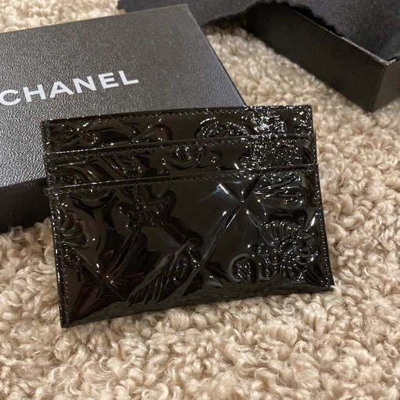 Chanel Card Holder Black patent leather - Picture 6 of 11